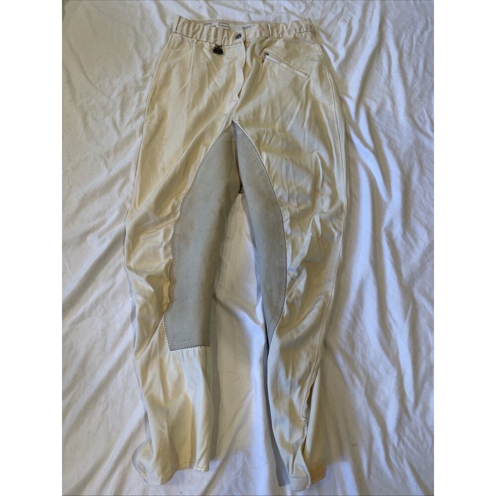 George Schumacher Full Seat Breeches Women’s 26 Ivory Germany Equestrian Horse